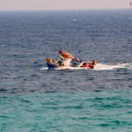 Fishing boat view from Amarandos balcony